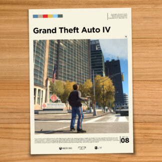 GTA 4 gameplay poster
