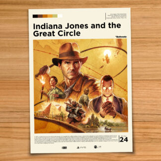 Indiana Jones and the Great Circle gaming poster