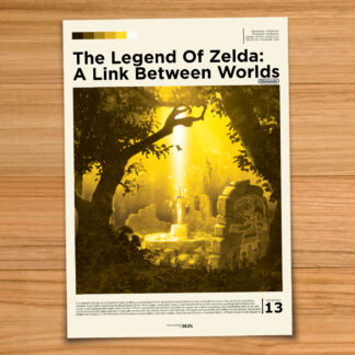 Legend of Zelda A Link Between Worlds gaming poster
