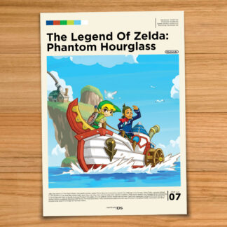 Legend of Zelda Phantom Hourglass gaming poster