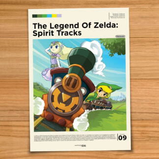 Legend of Zelda Spirit Tracks gaming poster
