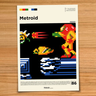 Metroid gaming print
