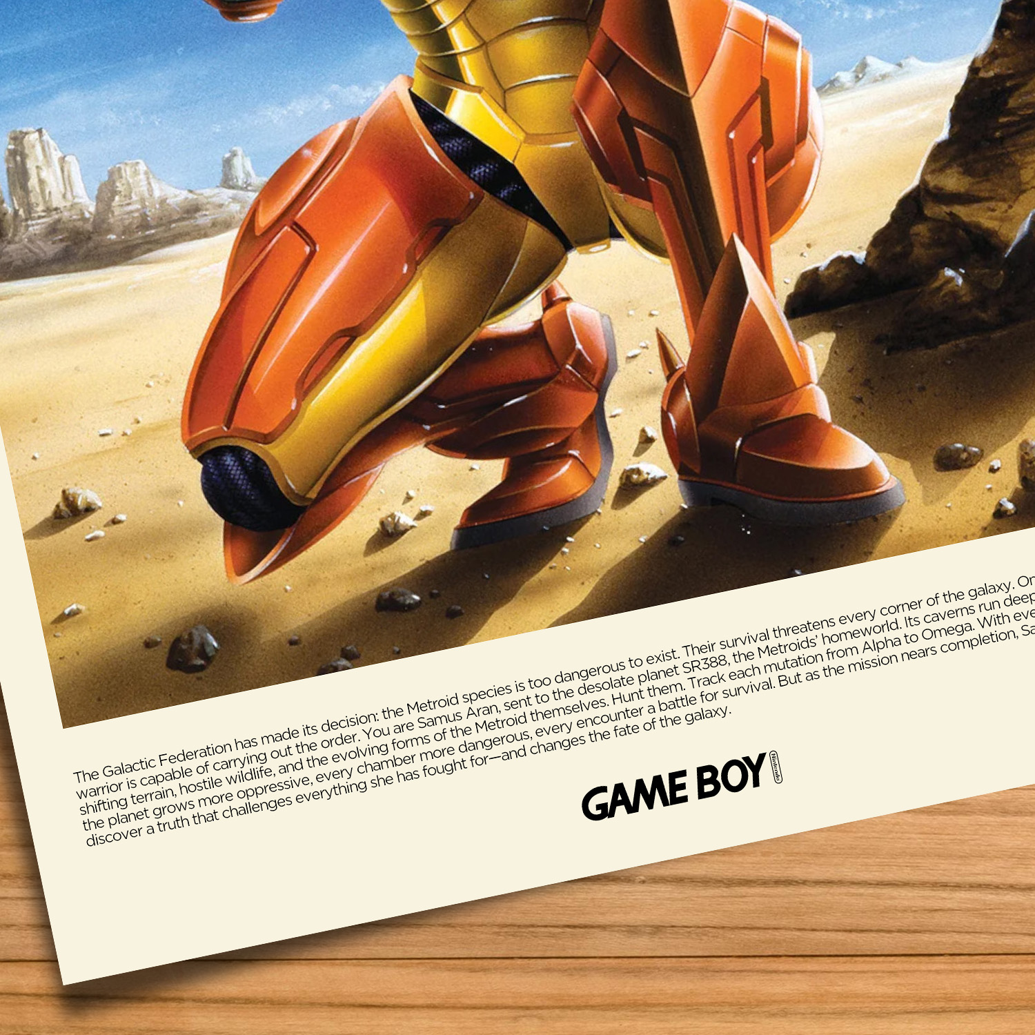 Metroid 2 gaming print