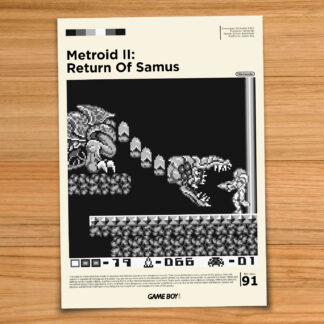 Metroid 2 gaming print