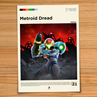Metroid Dread gaming poster