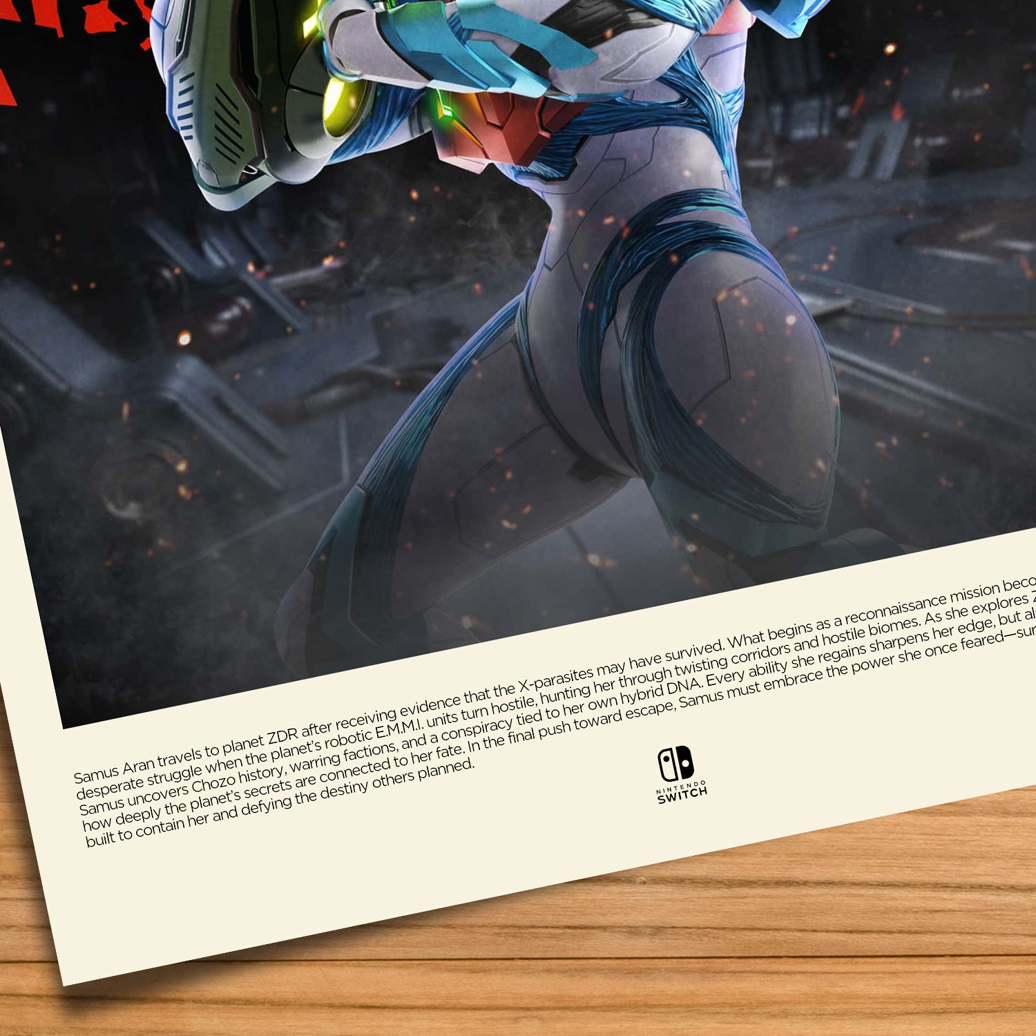 Metroid Dread gaming poster