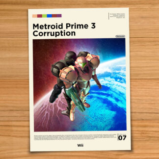 Metroid Prime 3 gaming poster