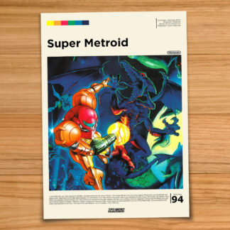 Super Metroid gaming print