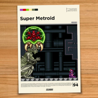 Super Metroid gaming print