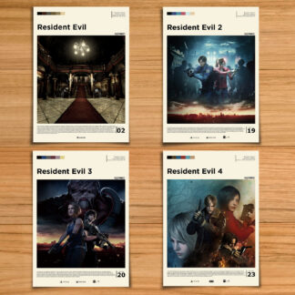 Resident Evil Remake poster bundle