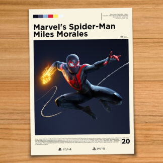 Marvel's Spider-Man Miles Morales gaming poster