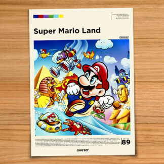 Super Mario Land gaming poster