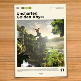 Uncharted Golden Abyss gaming poster