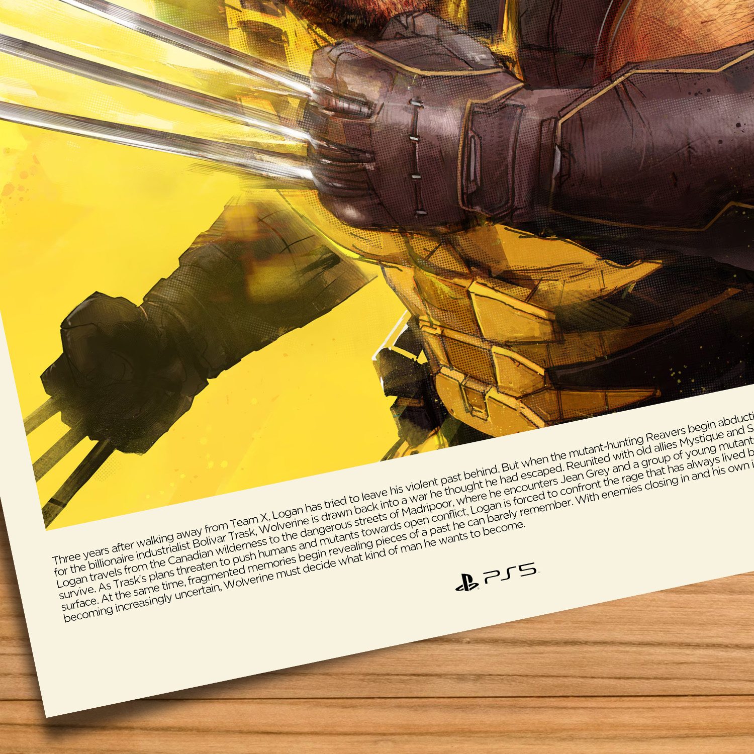 Marvel's Wolverine gaming poster
