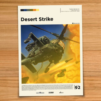 Desert Strike gaming poster