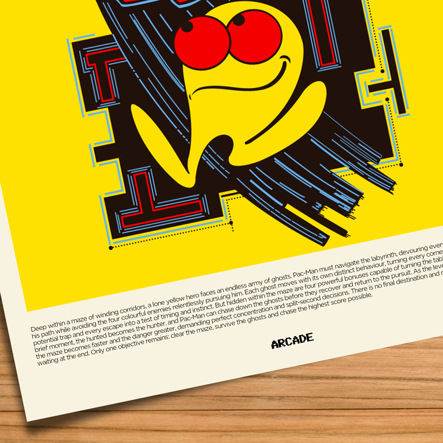 Pac-Man gaming poster