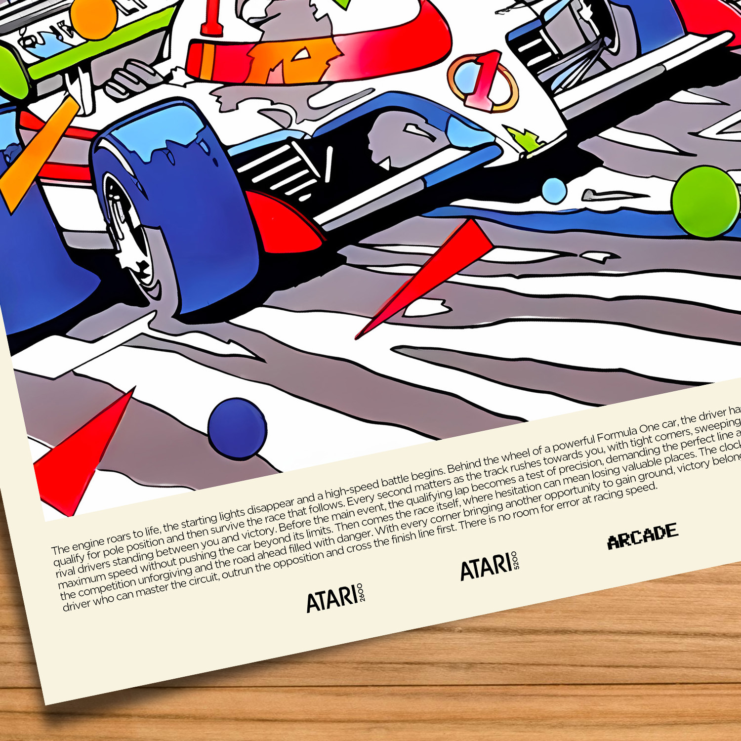 Pole Position gaming poster