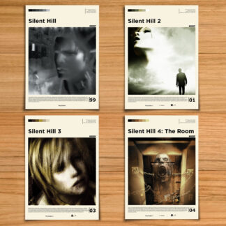 Silent Hill 1-4 Poster Bundle