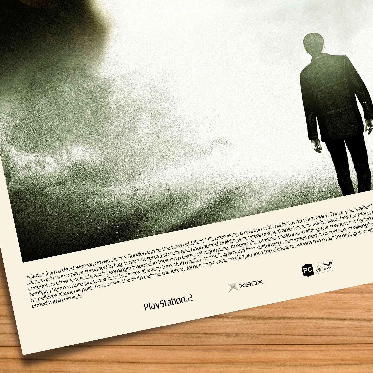 Silent Hill 2 gaming poster