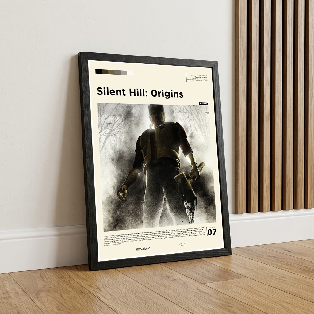 Silent Hill Origins framed gaming poster
