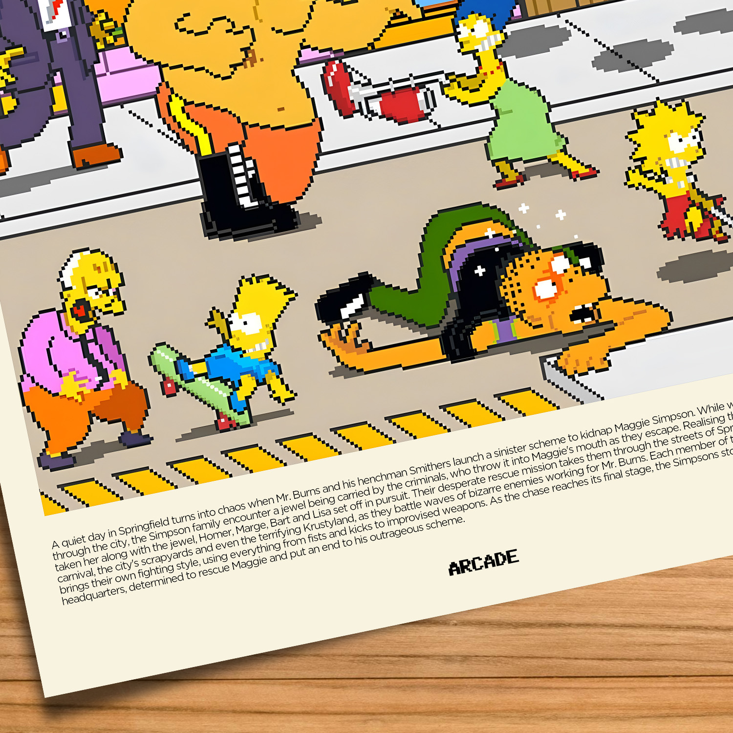 The Simpsons Arcade Game poster